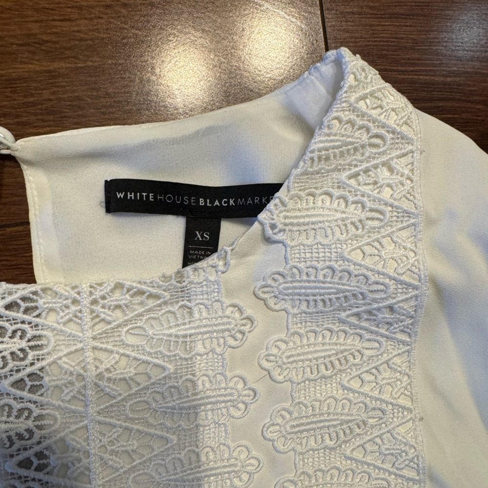 White Work Blouse - Picture 4 of 7